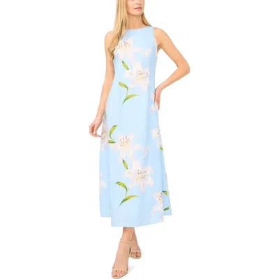Ted Baker Mina Print Sleeveless Maxi Dress In Blue