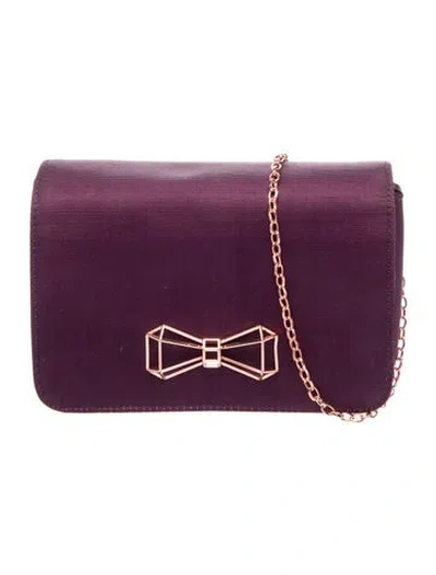 Pre-owned Ted Baker Minaudière In Purple