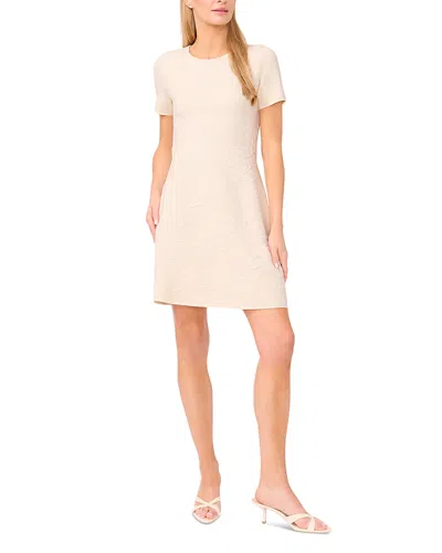 Ted Baker Mindy Short Sleeve Jacquard Mini Dress In White