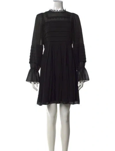 Pre-owned Ted Baker Mini Dress In Black