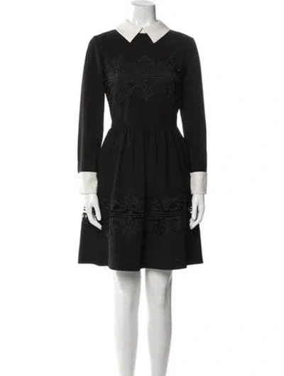 Pre-owned Ted Baker Mini Dress In Blue