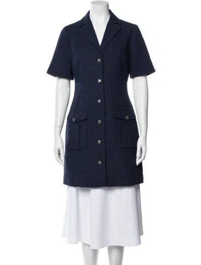 Pre-owned Ted Baker Mini Dress In Blue