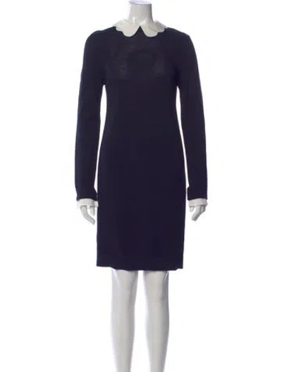 Pre-owned Ted Baker Mini Dress In Blue