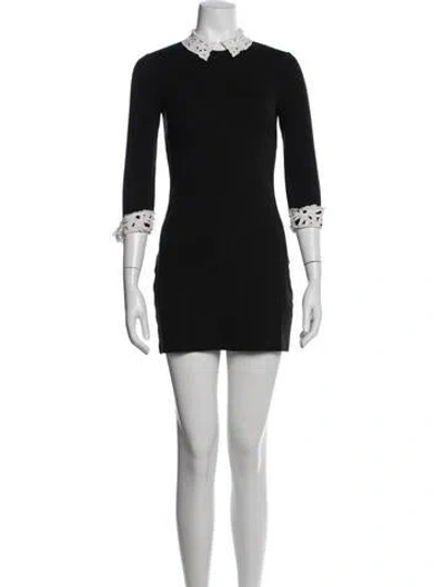 Pre-owned Ted Baker Mini Dress In Blue