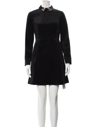 Pre-owned Ted Baker Mini Dress In Blue