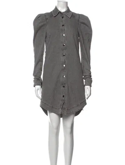Pre-owned Ted Baker Mini Dress In Grey