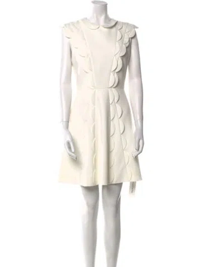 Pre-owned Ted Baker Mini Dress In Neutral