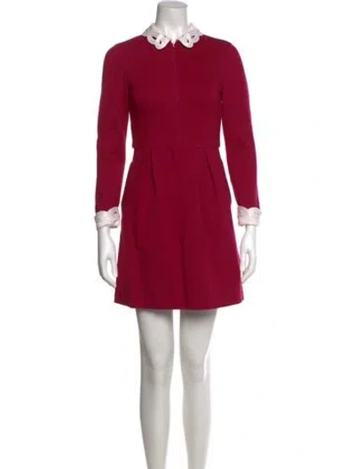 Pre-owned Ted Baker Mini Dress In Pink