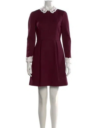Pre-owned Ted Baker Mini Dress In Purple