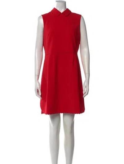 Pre-owned Ted Baker Mini Dress In Red