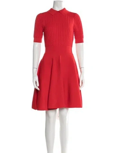 Pre-owned Ted Baker Mini Dress In Red