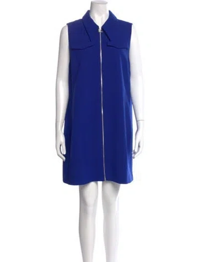 Pre-owned Ted Baker Mini Dress W/ Tags In Blue