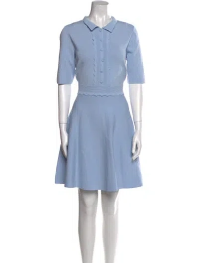 Pre-owned Ted Baker Mini Dress W/ Tags In Blue