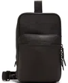 Ted Baker Mix Mat Dark Brown Textile Cross Body In Dark Brown