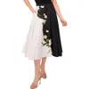 Ted Baker Mixed Print Cotton Circle Skirt In Multi