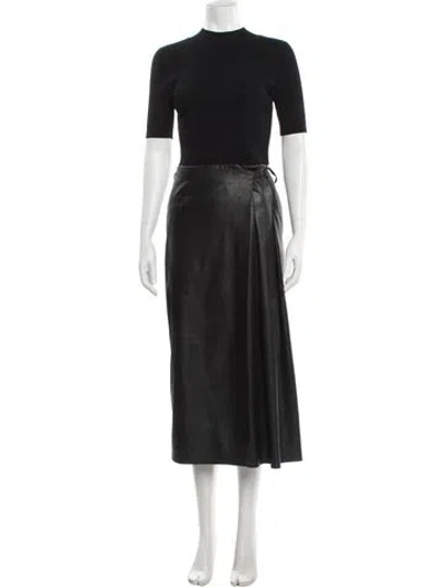 Pre-owned Ted Baker Mock Neck Long Dress In Pink
