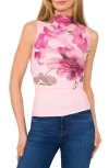 Ted Baker Mock Neck Sleeveless Mesh Top