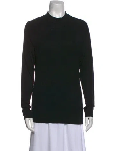 Pre-owned Ted Baker Mock Neck Sweater In Black