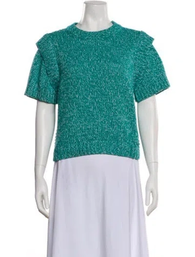 Pre-owned Ted Baker Mock Neck Sweater In Blue