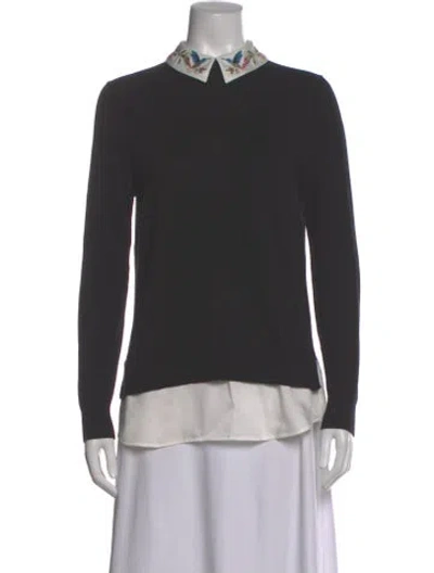 Pre-owned Ted Baker Mock Neck Sweater In Gray