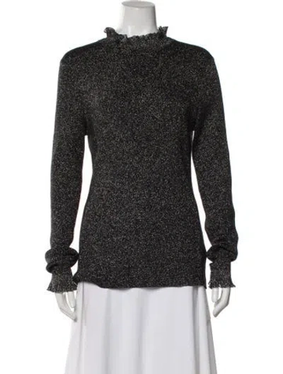 Pre-owned Ted Baker Mock Neck Sweater In Multi