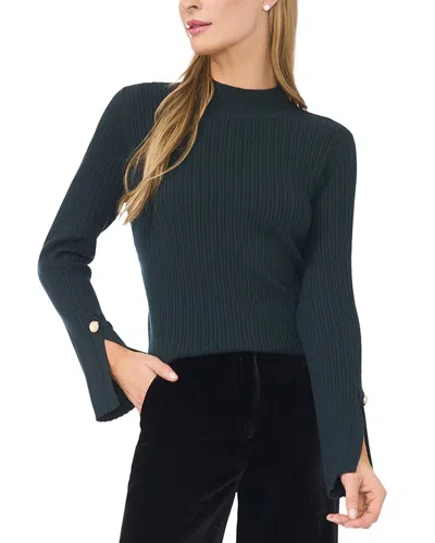 Ted Baker Mock Neck Wool-blend Sweater In Blue