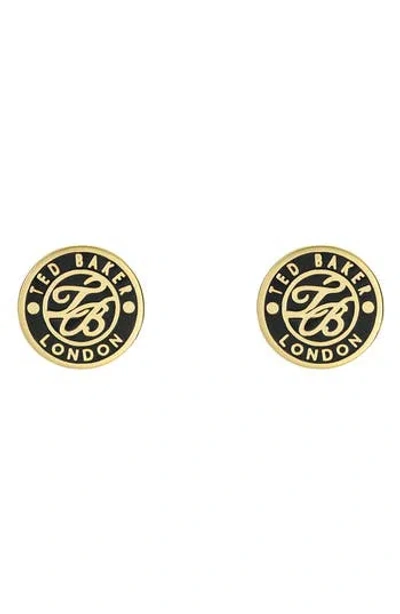 Ted Baker Monlia Monogram Button Stud Earrings In Multi
