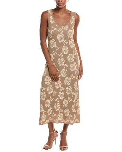 Ted Baker Mora Sweater Dress In Brown