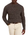 Ted Baker Morven Twist Stitch Crewneck Sweater In Brown