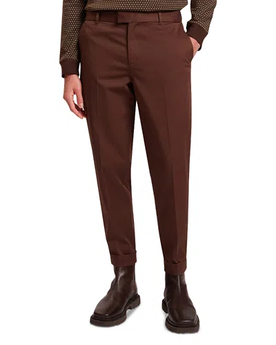 Ted Baker Moses Tapered Fit Pants In Brown