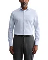 Ted Baker Nantucket Spread Collar Slim Fit Premium Stretch Dress Shirt In Blue