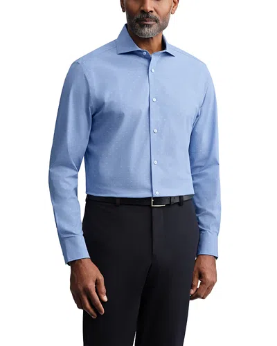 Ted Baker Nantucket Spread Collar Slim Fit Premium Stretch Dress Shirt In Blue