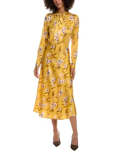 Ted Baker Neck Tie Maxi Dress In Multi