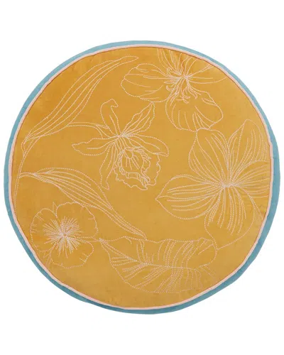 Ted Baker New Hampton Decorative Pillow In Yellow