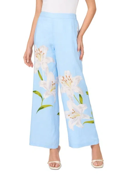 Ted Baker Nicola Wide Leg Pants In Blue