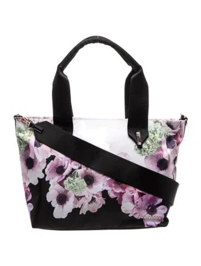 Pre-owned Ted Baker Nylon Shoulder Bag In Black