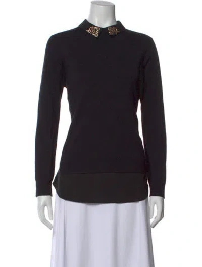 Pre-owned Ted Baker Nylon Sweater In Black
