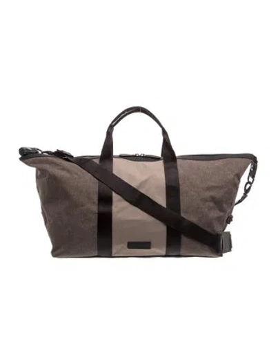 Pre-owned Ted Baker Nylon Weekender Bag In Grey