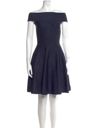 Pre-owned Ted Baker Off-the-shoulder Mini Dress