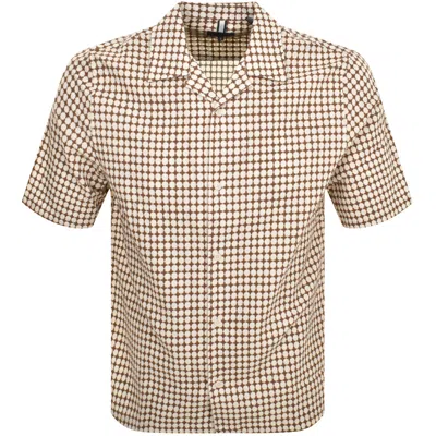 Ted Baker Oise Short Sleeved Shirt Brown