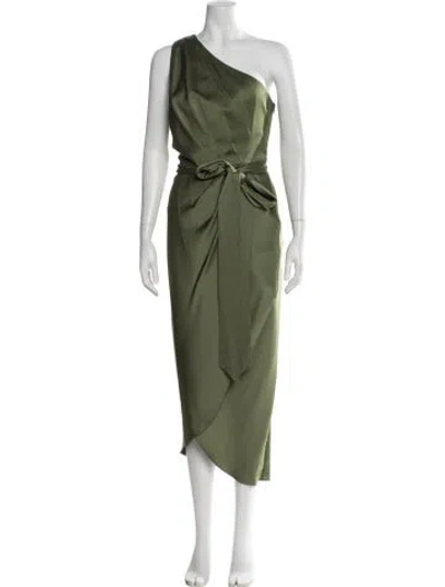 Pre-owned Ted Baker One-shoulder Midi Length Dress