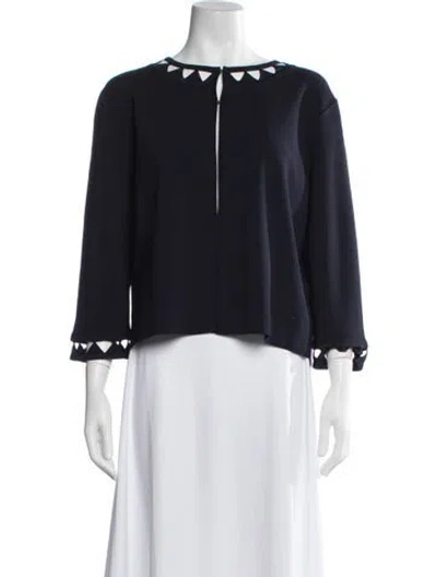Pre-owned Ted Baker Open Front Sweater In Black