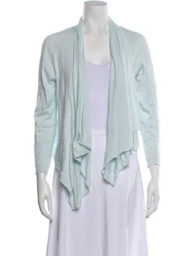 Pre-owned Ted Baker Open Front Sweater In Blue