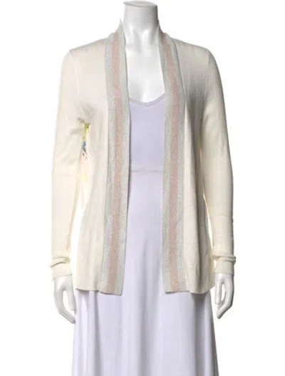 Pre-owned Ted Baker Open Front Sweater In Neutrals