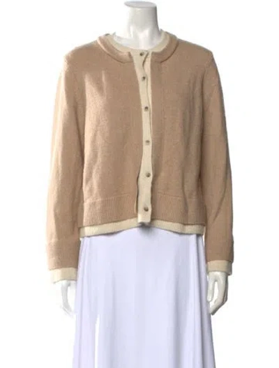 Pre-owned Ted Baker Open Front Sweater In Neutrals