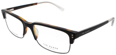 Ted Baker Optical Glasses Black Tortoise In Brown