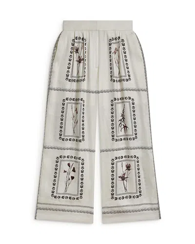 Ted Baker Ornitha Wide Leg Trousers In Ivory
