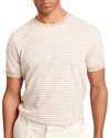 Ted Baker Ourme Classic Stripe Cotton Tee In Neutral