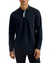 Ted Baker Pacto Regular Fit Long Sleeve Polo In Navy