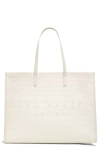 Ted Baker Palmer Tote In White